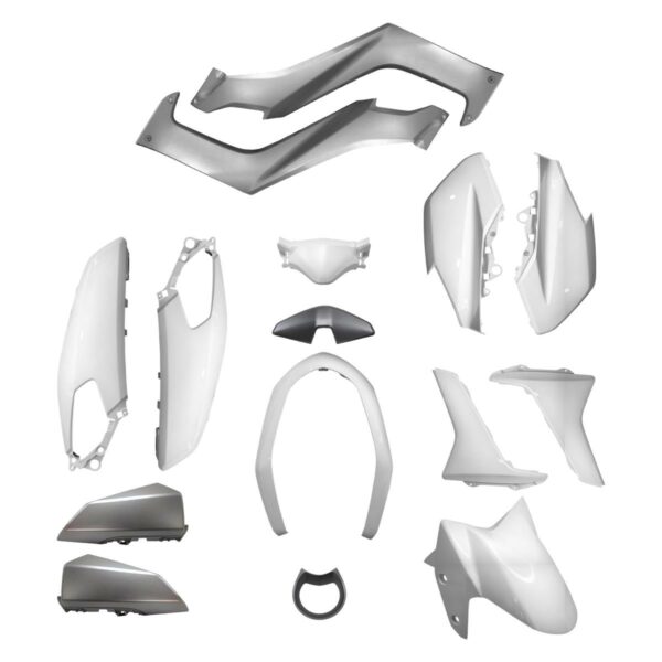 ΚΟΥΣΤΟΥΜΙ ΣΕΤ ΠΛΑΣΤΙΚΩΝ YAMAHA NMAX 155 '15-'17 ΛΕΥΚΟ