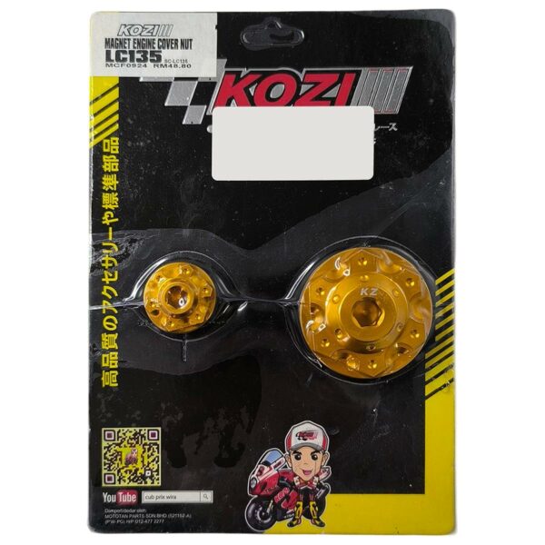 ΤΑΠΕΣ ΚΑΠΑΚΙΟΥ ΒΟΛΑΝ RACING YAMAHA CRYPTON X 135 KOZI ΧΡΥΣΕΣ