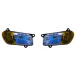 ΦΛΑΣ ΕΜΠΡΟΣΘΙΑ ΖΕΥΓΟΣ HONDA ASTREA GRAND 100 HMA ΜΠΛΕ