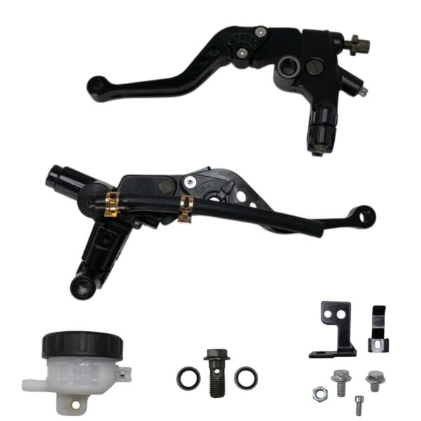 ΜΑΝΕΤΕΣ ΡΥΘΜΙΖΟΜΕΝΕΣ ΖΕΥΓΟΣ ΜΕ ΤΡΟΜΠΑ ΦΡΕΝΟΥ ΚΑΙ ΒΑΣΗ ΣΥΜΠΛΕΚΤΗ CNC UNIVERSAL ΜΑΥΡΕΣ MHT RACING