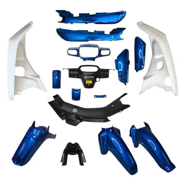 ΚΟΥΣΤΟΥΜΙ ΣΕΤ ΠΛΑΣΤΙΚΩΝ HONDA ASTREA GRAND 100 16TMX STRONG ΜΠΛΕ