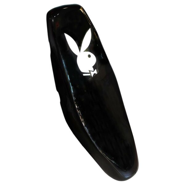 ΣΕΛΑ ΛΕΠΤΗ ΓΥΑΛΙΣΤΕΡΗ ΜΕ ΑΣΠΡΟ ΛΟΓΟΤΥΠΟ PLAYBOY HONDA SUPRA 100 RACING