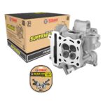 ΚΕΦΑΛΗ RACING SUPERHEAD ΜΕ ΒΑΛΒΙΔΕΣ 20/23 ΚΑΙ ΚΟΚΚΟΡΑΚΙΑ YAMAHA CRYPTON X 135 TOBAKI