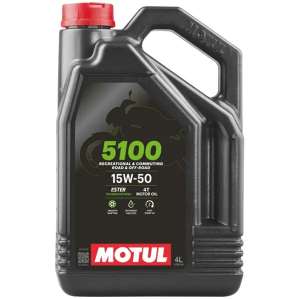 ΛΑΔΙ MOTUL 5100 4T 15W50 MA2 4L