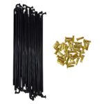 ΑΚΤΙΝΕΣ ΤΡΟΧΟΥ ΕΝΙΣΧΥΜΕΝΕΣ 9G 182MM STRONG ΜΑΥΡΕΣ ΜΕ ΧΡΥΣΑ ΚΑΨΟΥΛΙΑ