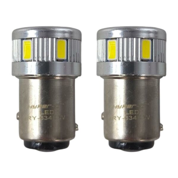 ΛΑΜΠΕΣ ΦΑΝΟΥ ΕΜΠΡΟΣ S25 12V/21/5W LED 2 TMX HYPER-X ΛΕΥΚΗ