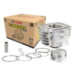 ΚΥΛΙΝΔΡΟΠΙΣΤΟΝΟ ΜΕ ΦΛΑΝΤΖΕΣ 56ΜΜ (72ΜΜ ΥΨΟΣ) ΑΛΟΥΜΙΝΙΟΥ RACING ΠΙΣΤΟΝΙ KGH HONDA WAVE 100 KFM TOBAKI