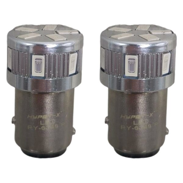ΛΑΜΠΕΣ ΦΑΝΟΥ ΕΜΠΡΟΣ S25 12V/21/5W LED 2 TMX HYPER-X ΚΟΚΚΙΝΗ