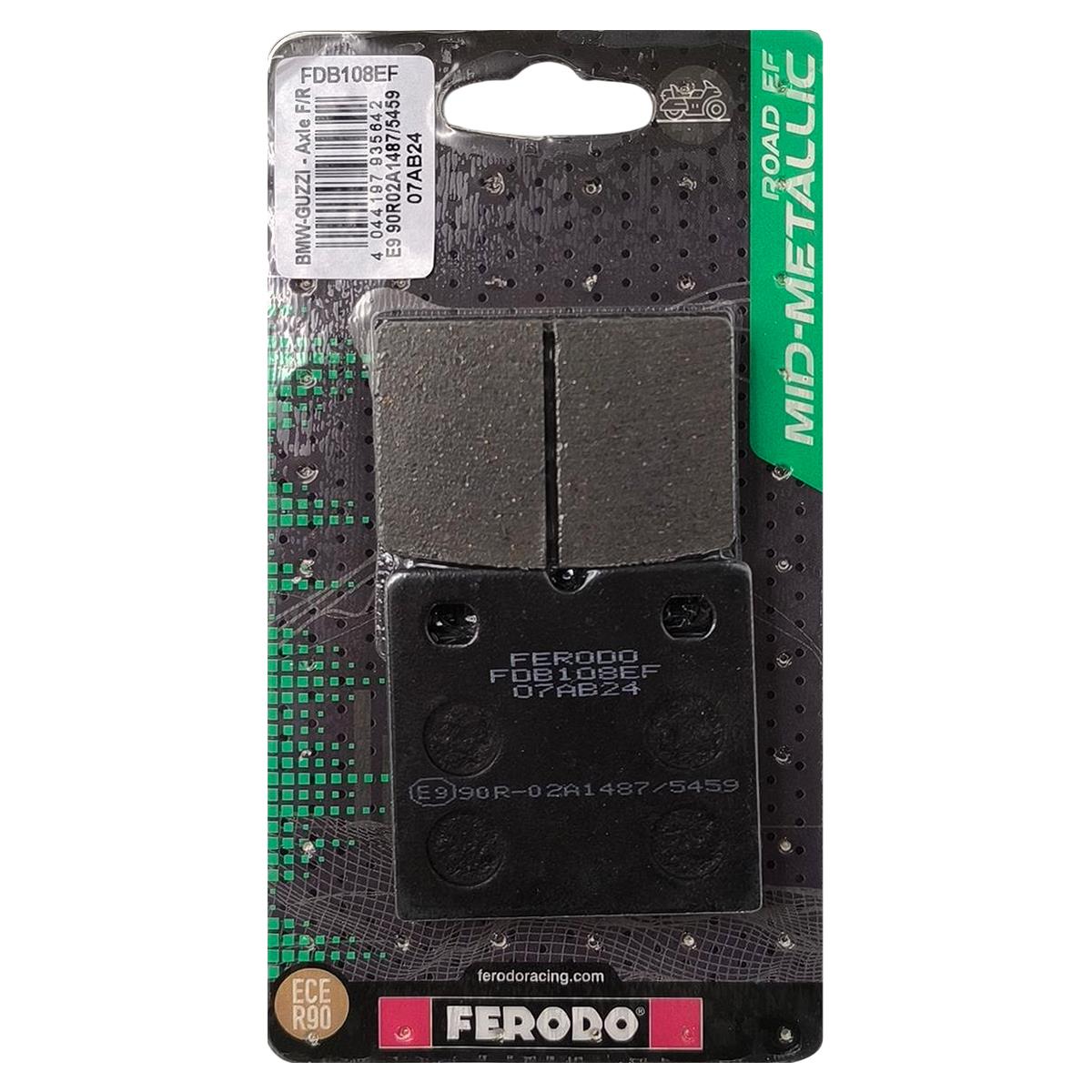 FD-FDB108EF ΤΑΚΑΚΙΑ ΖΕΥΓΟΣ FDB108 ECO FRICTION FERODO