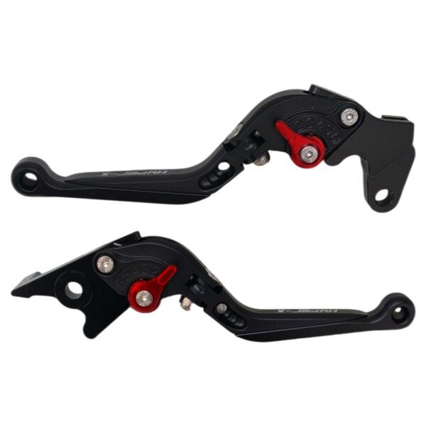 ΜΑΝΕΤΕΣ ΖΕΥΓΟΣ ΣΠΑΣΤΕΣ ΡΥΘΜΙΖΟΜΕΝΕΣ RACING SYM VF 185 HYPER-X ΜΑΥΡΕΣ