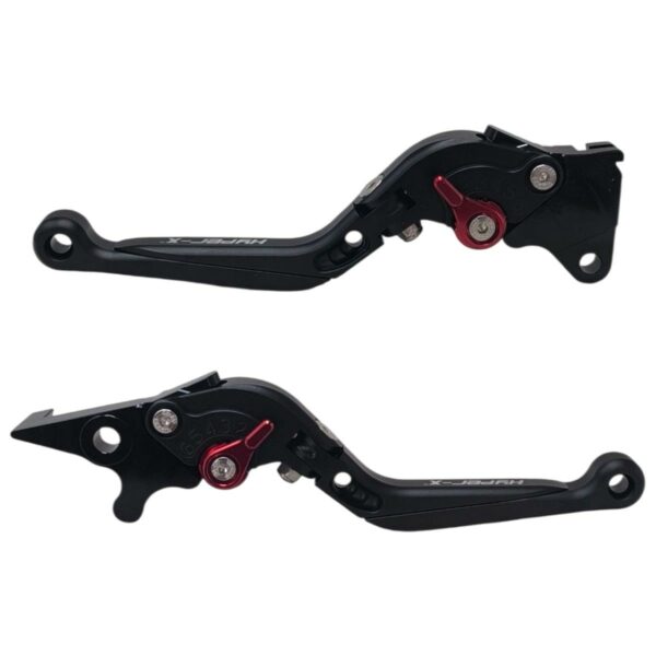 ΜΑΝΕΤΕΣ ΖΕΥΓΟΣ ΣΠΑΣΤΕΣ ΡΥΘΜΙΖΟΜΕΝΕΣ RACING HONDA PCX 125 / 150 HYPER-X ΜΑΥΡΕΣ