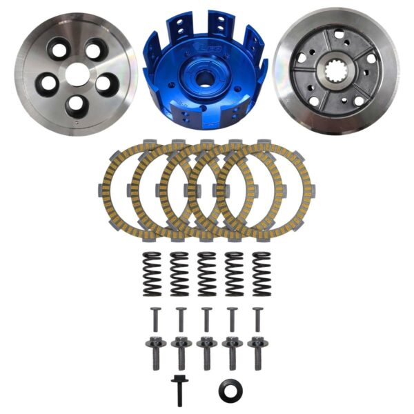 ΚΑΜΠΑΝΑ ΣΥΜΠΛΕΚΤΗ ΑΛΟΥΜΙΝΙΟΥ ΜΕ 5 ΔΙΣΚΟΥΣ 5 ΕΛΑΤΗΡΙΑ YAMAHA CRYPTON X 135 LEO