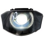 ΦΑΝΑΡΙ ΕΜΠΡΟΣΘΙΟ ΚΟΜΠΛΕ LED ANGEL EYES 3D ΛΕΥΚΟ YAMAHA CRYPTON X 135 HYPER-X