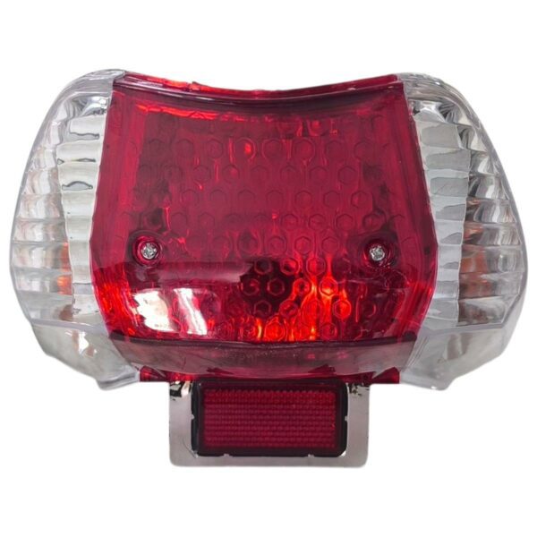 ΦΑΝΑΡΙ ΟΠΙΣΘΙΟ ΣΤΟΠ ΜΕ ΦΛΑΣ HONDA INNOVA 125i TTN TITAN PARTS ΔΙΑΦΑΝΟ