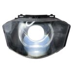 ΦΑΝΑΡΙ ΕΜΠΡΟΣΘΙΟ ΚΟΜΠΛΕ LED ANGEL EYES 3D ΜΑΥΡΟ YAMAHA CRYPTON X 135 HYPER-X