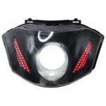ΦΑΝΑΡΙ ΕΜΠΡΟΣΘΙΟ ΚΟΜΠΛΕ LED VENOM ΚΟΚΚΙΝΟ YAMAHA CRYPTON X 135 HYPER-X
