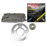 Αλυσιδογράναζα Honda Supra X 125 ενισχυμένη αλυσίδα 420SB 108Δ 36Δ 14Δ RK - Image 2