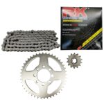 Αλυσιογράναζα Suzuki FX 125 ενισχυμένη αλυσίδα 428SB 122Δ 44Δ 14Δ RK - Image 2