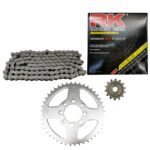 Αλυσιδογράναζα Kawasaki Kazer ενισχυμένη αλυσίδα 428SB 108Δ 44Δ 14Δ RK - Image 2