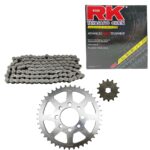 Αλυσιδογράναζα Kawasaki ZX 130 ενισχυμένη αλυσίδα 420SB 108Δ 42Δ 14Δ RK - Image 2