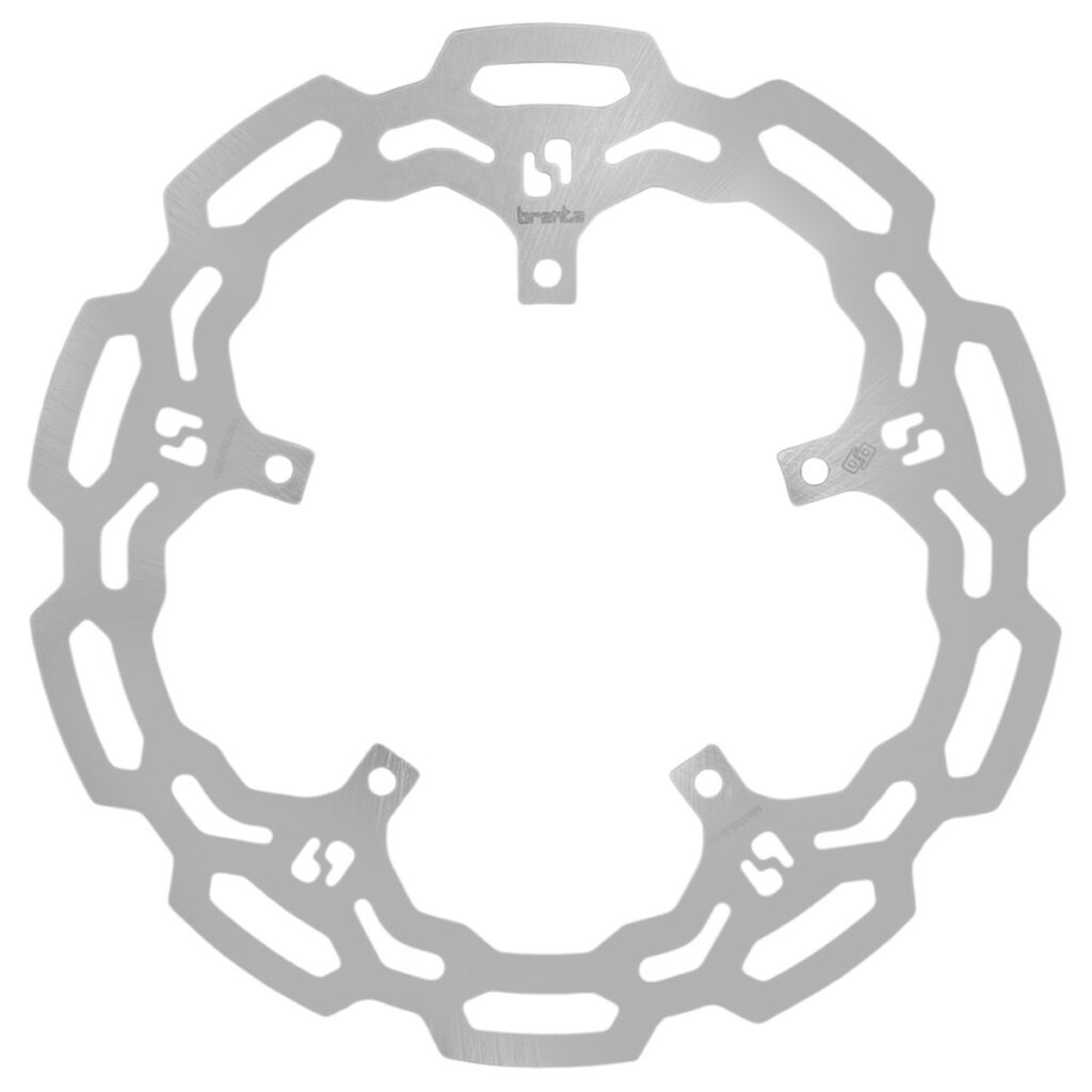 ΔΙΣΚΟΠΛΑΚΑ ΕΜΠΡΟΣ / ΠΙΣΩ BD102F 260X125 PIAGGIO BEVERLY 250 '04-'18 / 300-500 '02-'06 BRENTA