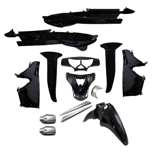 ΚΟΥΣΤΟΥΜΙ ΣΕΤ ΠΛΑΣΤΙΚΩΝ MODENAS KRISTAR 125 ΜΑΥΡΟ MSEKI