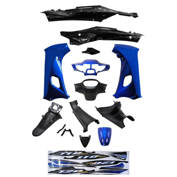 ΚΟΥΣΤΟΥΜΙ ΣΕΤ ΠΛΑΣΤΙΚΩΝ MODENAS KRISS 125 ΜΠΛΕ MSEKI