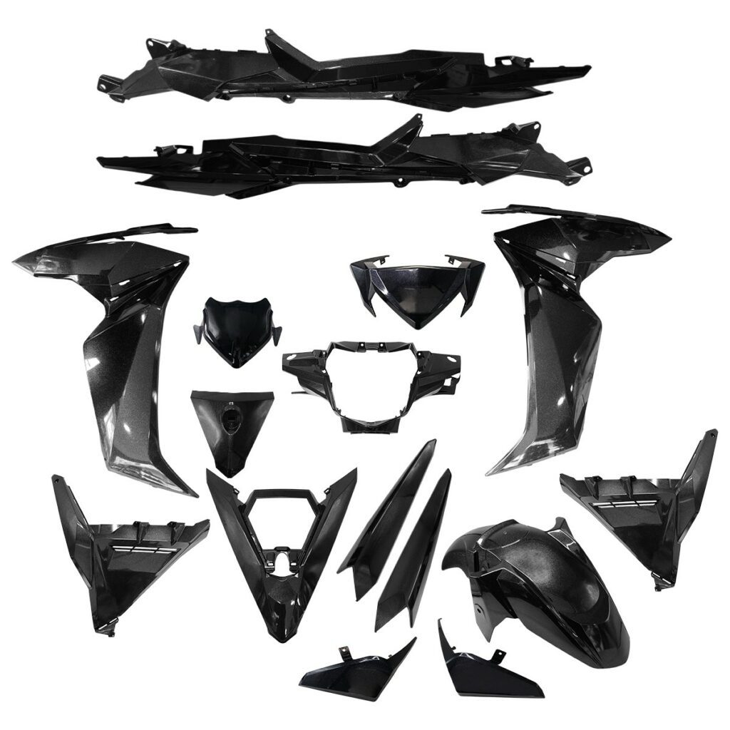 ΚΟΥΣΤΟΥΜΙ ΣΕΤ ΠΛΑΣΤΙΚΩΝ SYM VF-185 ΜΑΥΡΟ