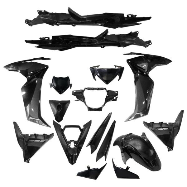 ΚΟΥΣΤΟΥΜΙ ΣΕΤ ΠΛΑΣΤΙΚΩΝ SYM VF-185 ΜΑΥΡΟ