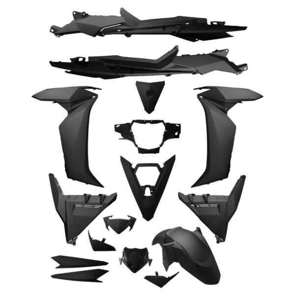 ΚΟΥΣΤΟΥΜΙ ΣΕΤ ΠΛΑΣΤΙΚΩΝ SYM VF-185 ΜΑΥΡΟ ΜΑΤ V DOCTOR