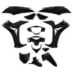 ΚΟΥΣΤΟΥΜΙ ΣΕΤ ΠΛΑΣΤΙΚΩΝ HONDA SUPRA X 125i ΜΑΥΡΟ V DOCTOR