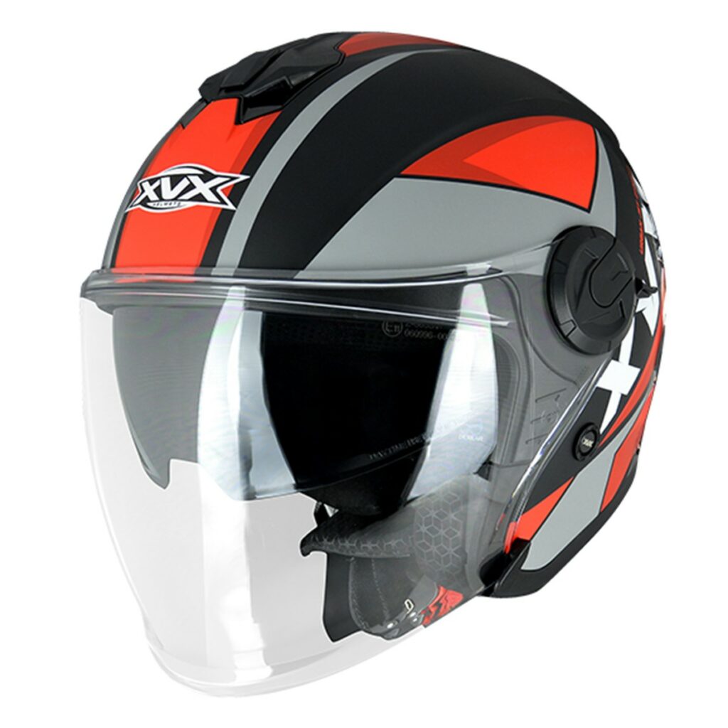 ΚΡΑΝΟΣ XVX JET GALAXY RX-460 ΜΑΤ ΜΑΥΡΟ/ΚΟΚΚΙΝΟ