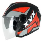 ΚΡΑΝΟΣ XVX JET GALAXY RX-460 ΜΑΤ ΜΑΥΡΟ/ΚΟΚΚΙΝΟ