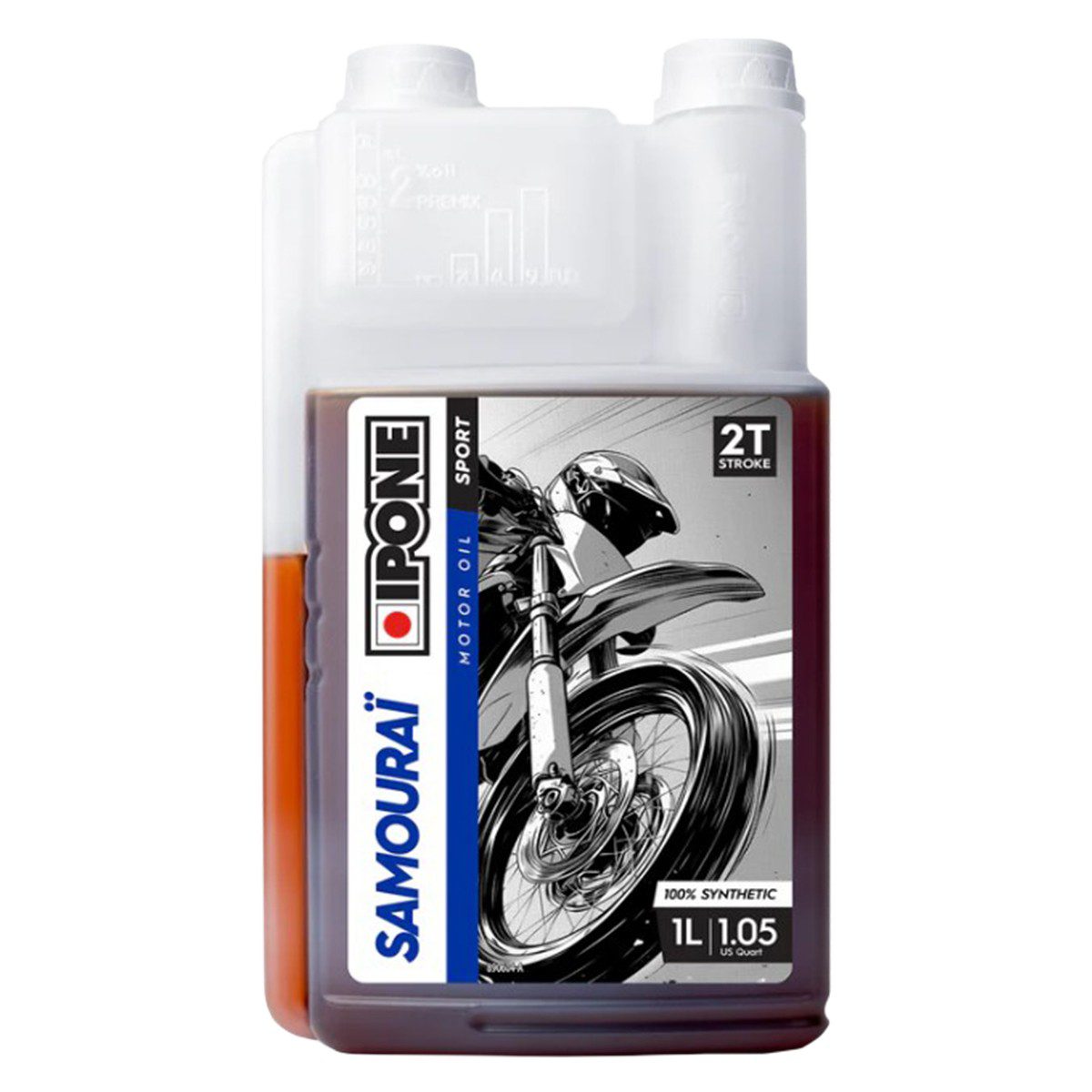 910-00-206 ΛΙΠΑΝΤΙΚΟ ΜΙΞΗΣ 2T SAMOURAI RACING ΑΡΩΜΑ ΦΡΑΟΥΛΑΣ 1L IPONE