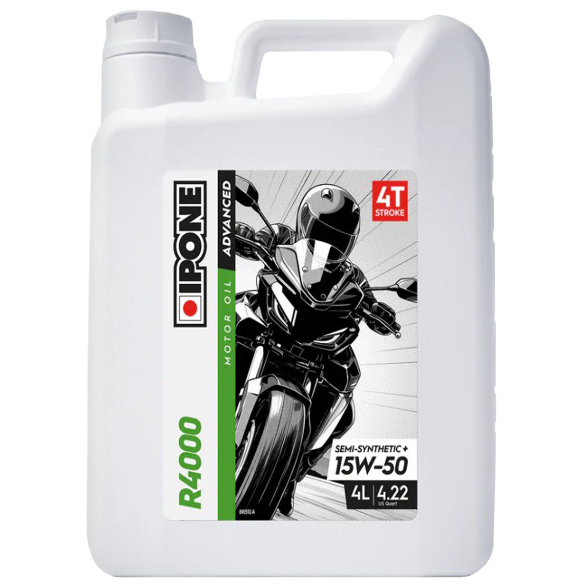 910-00-455/4 ΛΙΠΑΝΤΙΚΟ 15W50 4T R4000RS SYNTHETIC + ESTER 4L IPONE