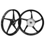 ΤΡΟΧΟΙ ΖΑΝΤΕΣ ΖΕΥΓΟΣ YAMAHA CRYPTON X 135 AJI RACING STRIKE ΜΑΥΡΟΙ