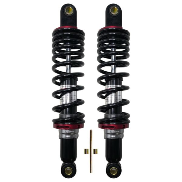 ΑΜΟΡΤΙΣΕΡ ΖΕΥΓΟΣ ΟΠΙΣΘΙΑ KSK KAWASAKI KAZE-R/ MODENAS KRISS (F046) (300 T/T) ΜΑΥΡΟ-ΚΟΚΚΙΝΟ APIDO