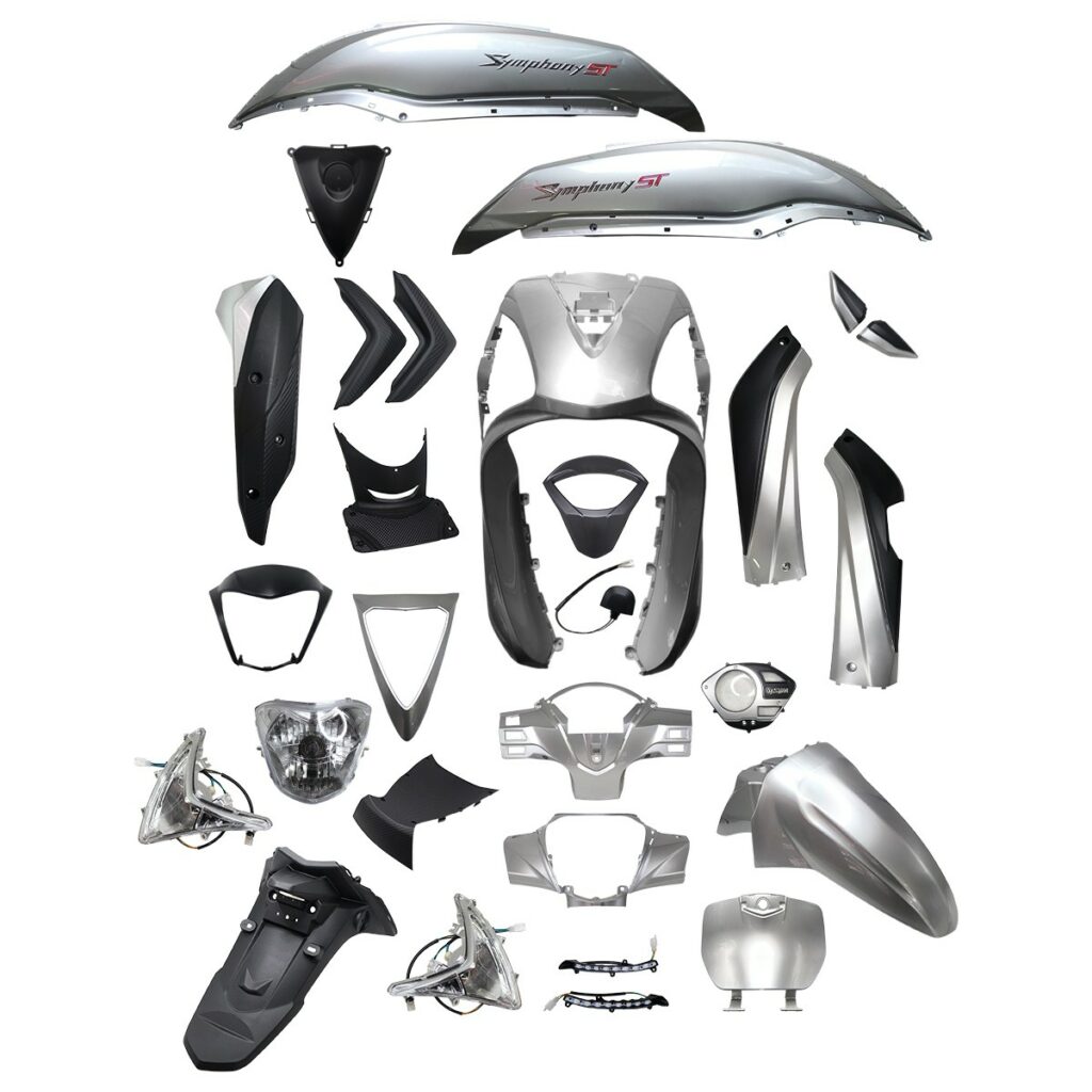 ΚΟΥΣΤΟΥΜΙ ΣΕΤ ΠΛΑΣΤΙΚΩΝ SYM SYMPHONY ST 125/200 '15-'20 28ΤΜΧ ΓΚΡΙ