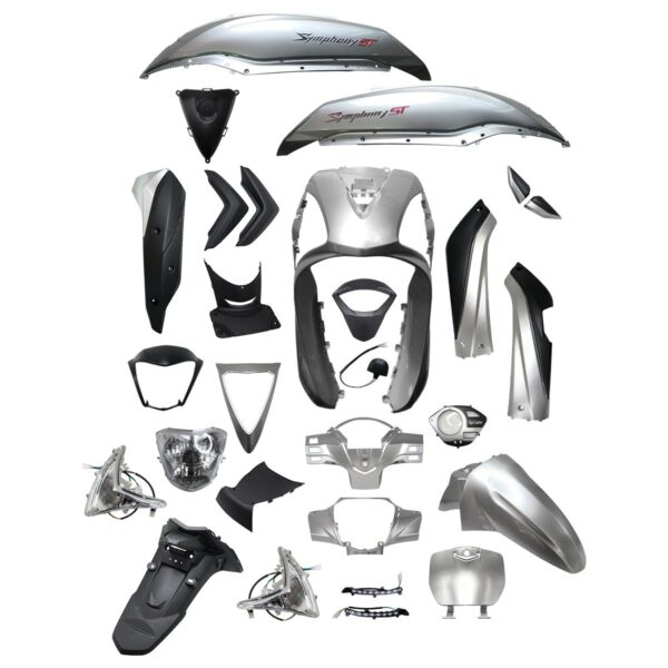 ΚΟΥΣΤΟΥΜΙ ΣΕΤ ΠΛΑΣΤΙΚΩΝ SYM SYMPHONY ST 125/200 '15-'20 28ΤΜΧ ΓΚΡΙ