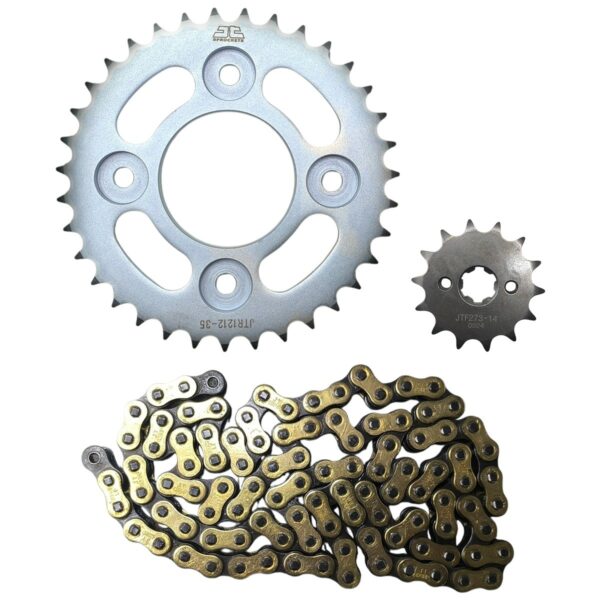 ΑΛΥΣΙΔΟΓΡΑΝΑΖΑ 428HP 14Δ 35Δ HONDA INNOVA 125 ΜΑΥΡΟ ΧΡΥΣΟ JT