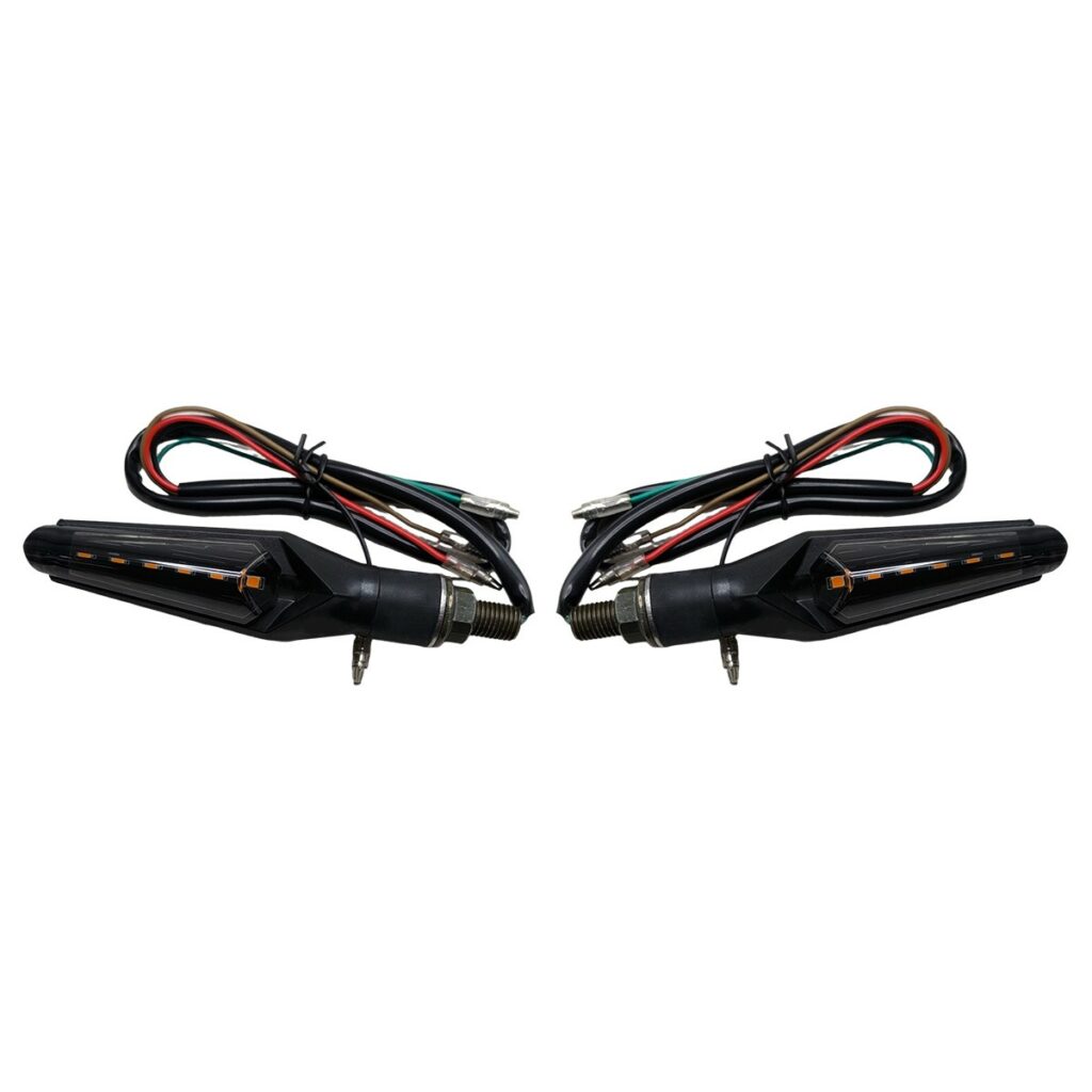 ΦΛΑΣ LED ΖΕΥΓΟΣ 12V-2W UNIVERSAL CARBON ΚΟΚΚΙΝΟ