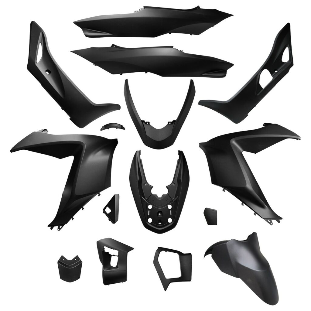 ΚΟΥΣΤΟΥΜΙ ΣΕΤ ΠΛΑΣΤΙΚΩΝ (15ΤΜΧ) HONDA PCX 125/ 150 14-17 ΜΑΥΡΟ ΜΑΤ