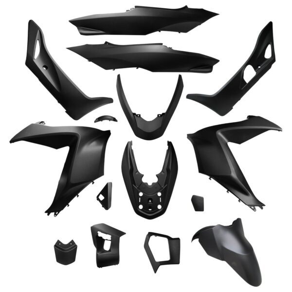 ΚΟΥΣΤΟΥΜΙ ΣΕΤ ΠΛΑΣΤΙΚΩΝ (15ΤΜΧ) HONDA PCX 125/ 150 14-17 ΜΑΥΡΟ ΜΑΤ