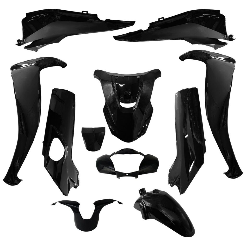 ΚΟΥΣΤΟΥΜΙ ΣΕΤ ΠΛΑΣΤΙΚΩΝ HONDA SH 125 / 150 17-19 ΜΑΥΡΟ