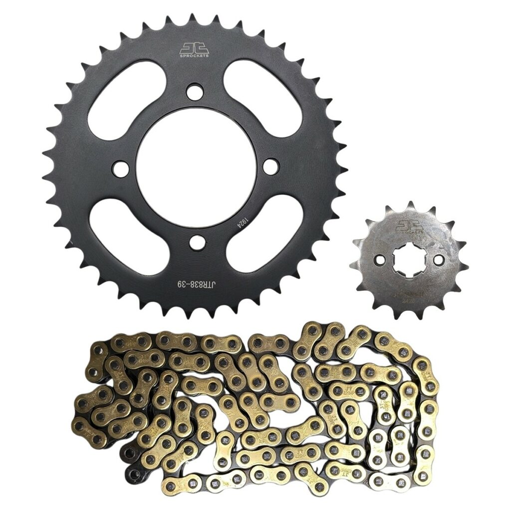 ΑΛΥΣΙΔΟΓΡΑΝΑΖΑ 428HP 15Δ 39Δ YAMAHA CRYPTON 115 ΜΑΥΡΟ ΧΡΥΣΟ JT