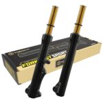 ΜΠΟΤΕΣ ΜΠΟΥΚΑΛΕΣ ΠΙΡΟΥΝΙΟΥ RACING ΚΟΝΤΕΣ -4 YAMAHA CRYPTON R 115 ΜΑΥΡΕΣ ΜΕ ΧΡΥΣΑ ΚΑΛΑΜΙΑ TOBAKI