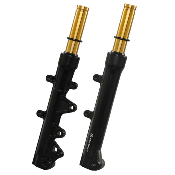 ΜΠΟΤΕΣ ΜΠΟΥΚΑΛΕΣ ΠΙΡΟΥΝΙΟΥ RACING ΚΟΝΤΕΣ -4 YAMAHA NMAX 155 V2 ΜΑΥΡΕΣ ΜΕ ΧΡΥΣΑ ΚΑΛΑΜΙΑ TOBAKI