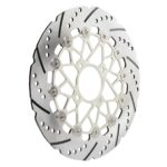 ΔΙΣΚΟΠΛΑΚΑ RACING ΠΛΕΥΣΤΗ X-DYNAX YAMAHA CRYPTON 105/115/135 267MM TOBAKI ΓΚΡΙ ΤΙΤΑΝΙΟ